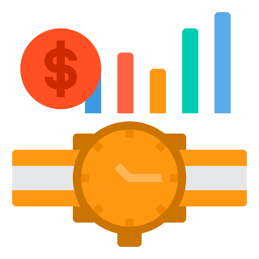Time management time business and finance work icon Time management time business and finance work icon