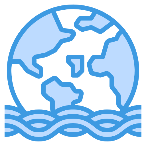 Flood climate tsunami ecology and environment icon Flood climate tsunami ecology and environment icon