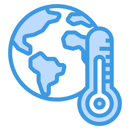 Global warming heatwave climate change summer icon Global warming heatwave climate change summer icon