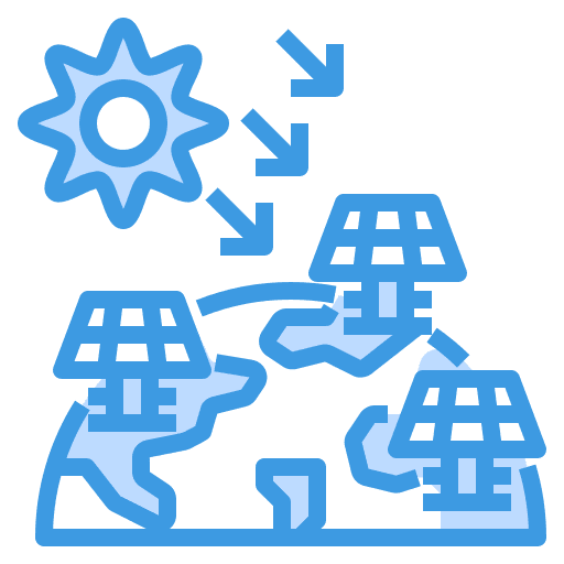 Solar energy eco friendly solar energy sun energy icon