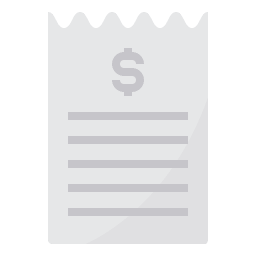 Bill office tools business and finance office material icon