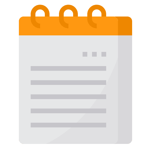 Notepad office tools note files and folders icon