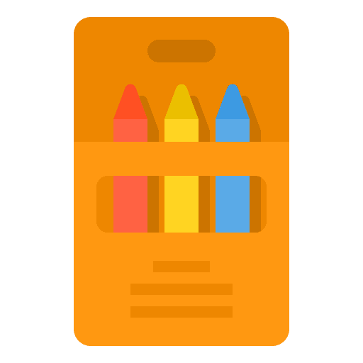 Color pencils color school material draw icon Color pencils color school material draw icon
