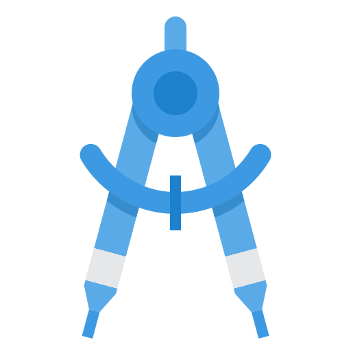 Compass art and design draw compass icon Compass art and design draw compass icon