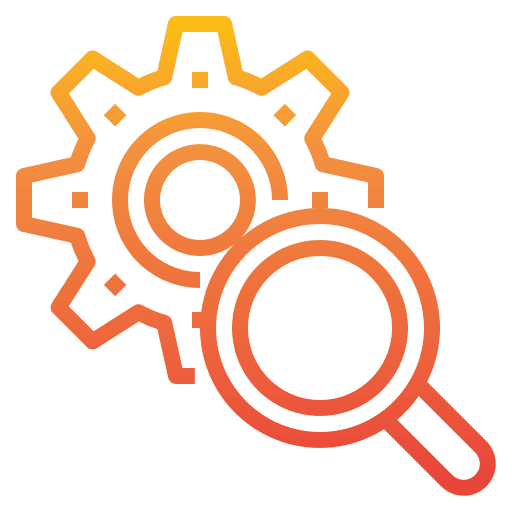 Analytic magnifying glass analytic analytics icon