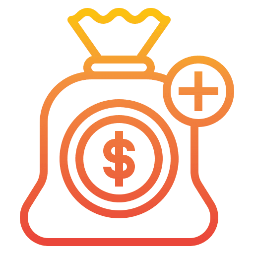Bank dollar symbol business and finance currency icon