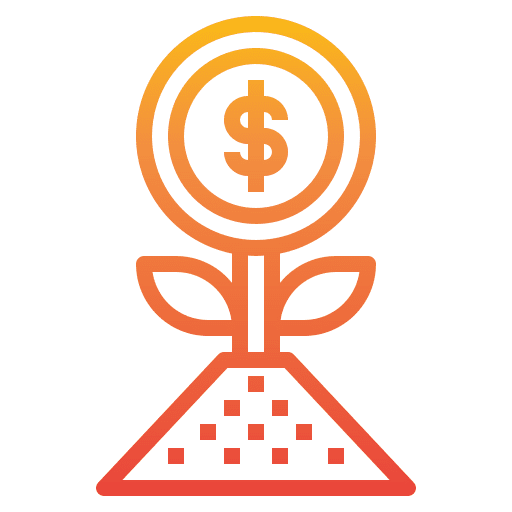 Earning salary business and finance dollar icon Earning salary business and finance dollar icon
