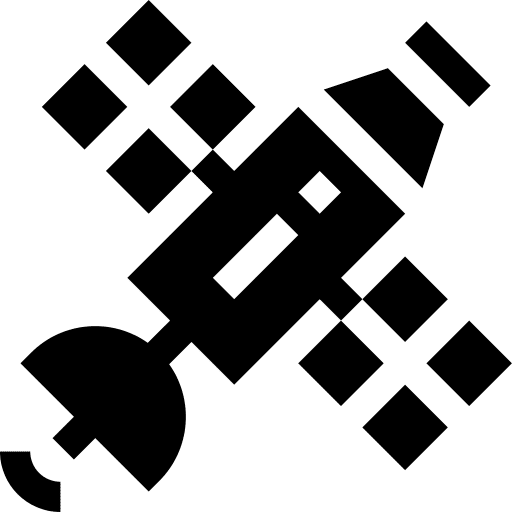 Satellite electronics satellite dish orbit icon Satellite electronics satellite dish orbit icon