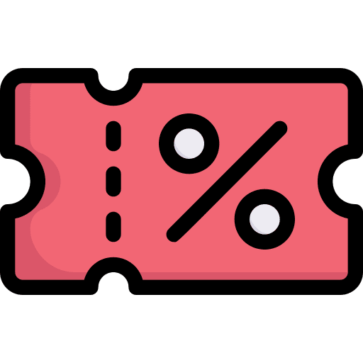 Coupon offer discount coupon icon
