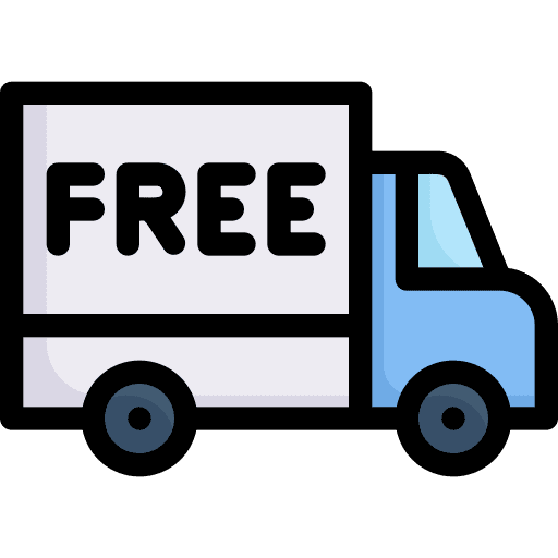 Free delivery transport vehicle free delivery icon