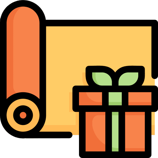 Gift wrapping wrapping paper present gift wrapping icon