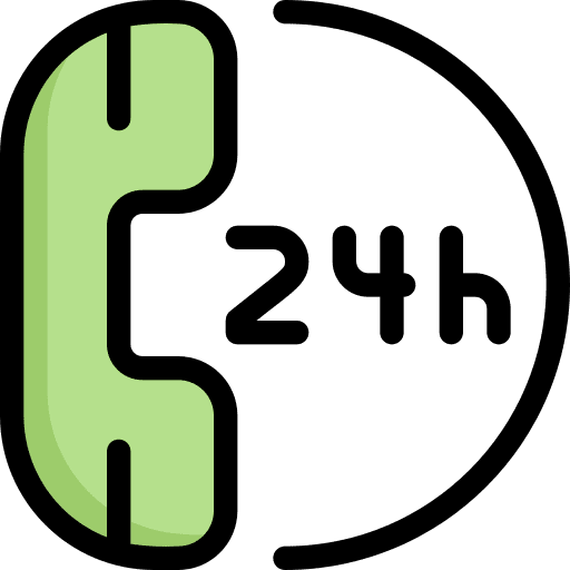 24 hours support communications phone call help icon 24 hours support communications phone call help icon
