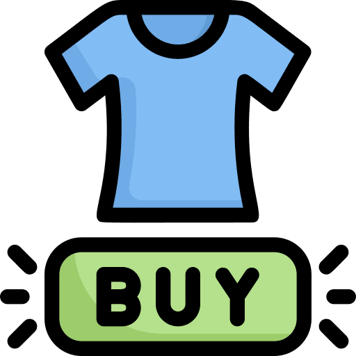 Buy fashion product commerce and shopping icon Buy fashion product commerce and shopping icon