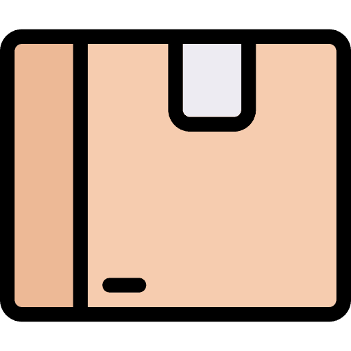 Package cardboard shipping and delivery package icon Package cardboard shipping and delivery package icon