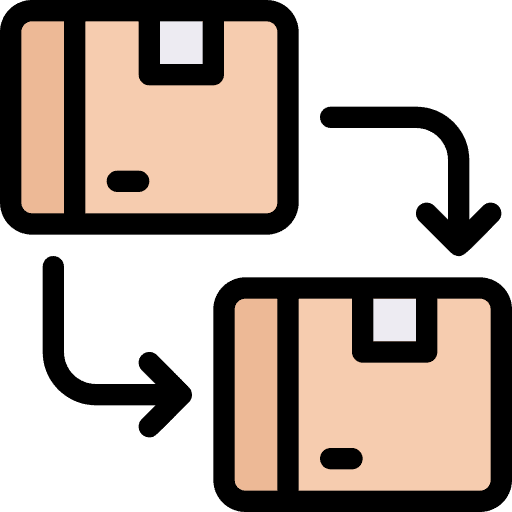 Replacement package exchange product management icon Replacement package exchange product management icon