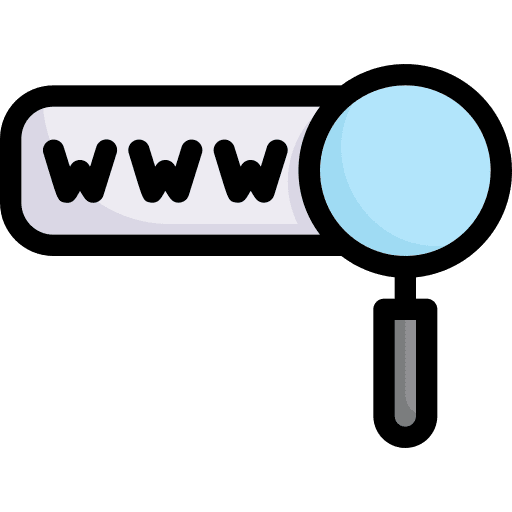 Search bar website web page magnifying glass icon Search bar website web page magnifying glass icon