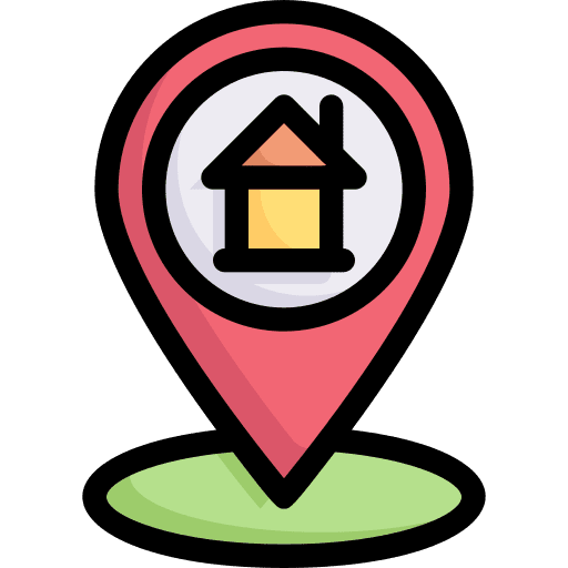 Pin real estate map point map location icon Pin real estate map point map location icon