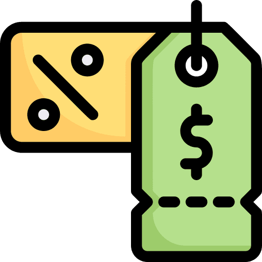 Price tag percent offer sales icon Price tag percent offer sales icon