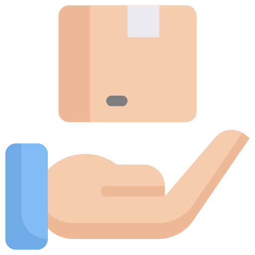 Product product order shipping and delivery icon