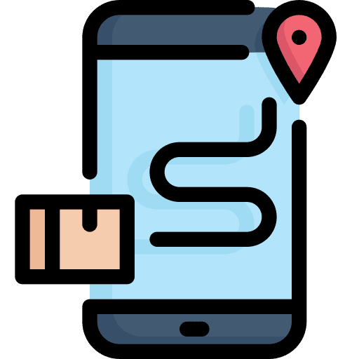 Tracking map location electronics tracking icon Tracking map location electronics tracking icon