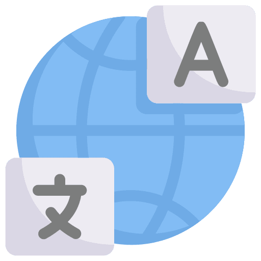 Language language translation world grid icon Language language translation world grid icon