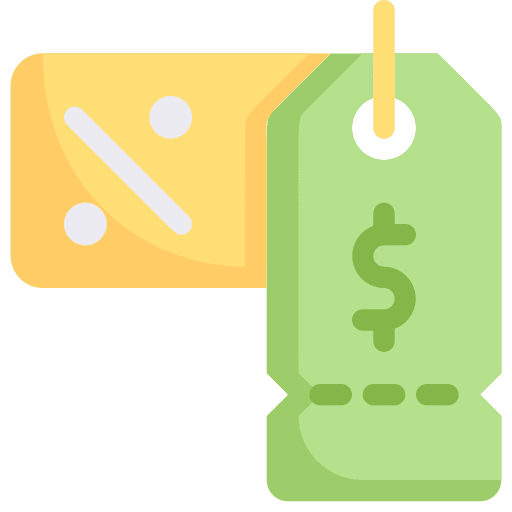 Price tag price label offer percentage icon Price tag price label offer percentage icon