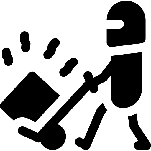 Dangerous goods danger logistics signaling icon