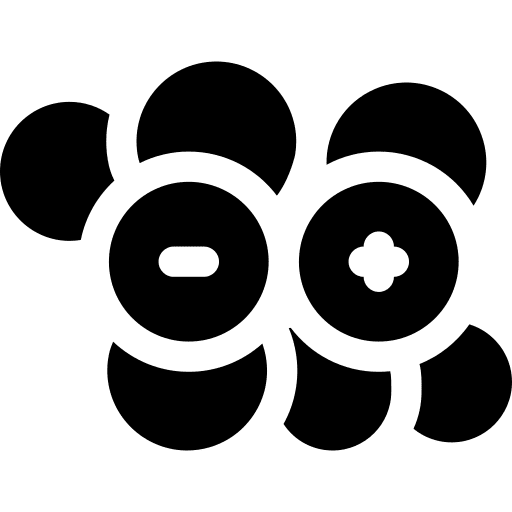 Nucleus neutrons nucleus structure icon