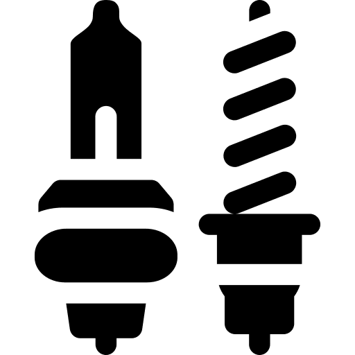 Light bulb electricity illumination technology icon