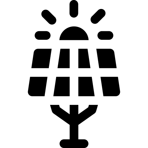 Solar panel ecology and environment solar panel ecology icon