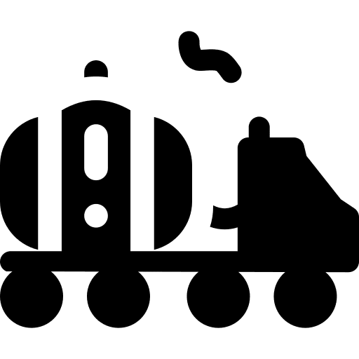 Truck truck transport oil tank icon