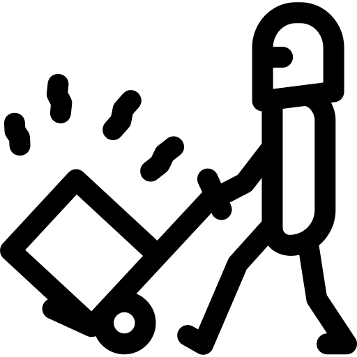 Dangerous goods dangerous goods danger transport icon