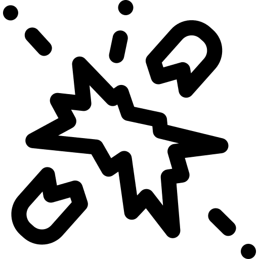 Nuclear fission physics radioactive power plant icon