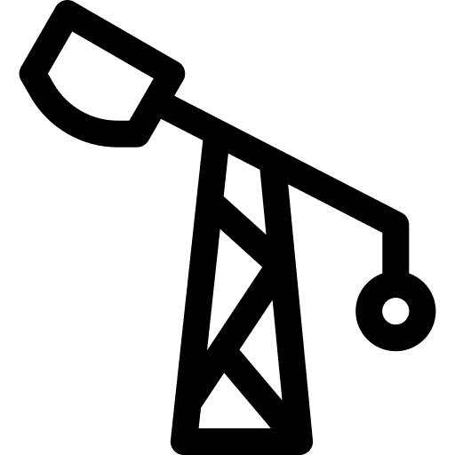 Petroleum lever petroleum tower icon