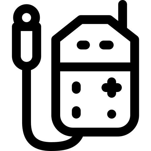 Radiation detector radioactive signal measurement icon