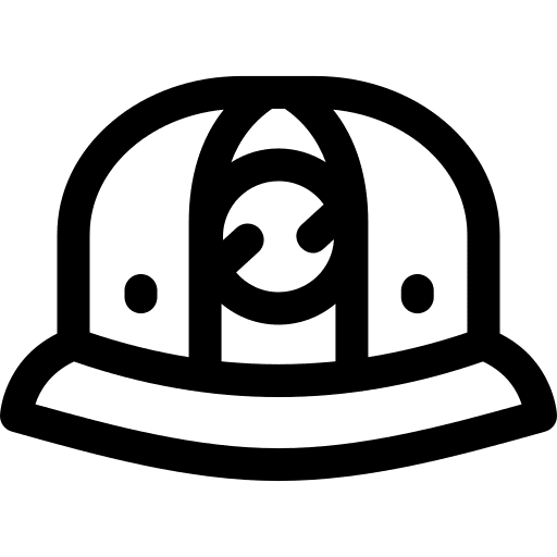 Helmet helmet protection security icon