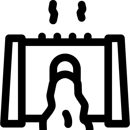 Nuclear radioactive contamination industry icon