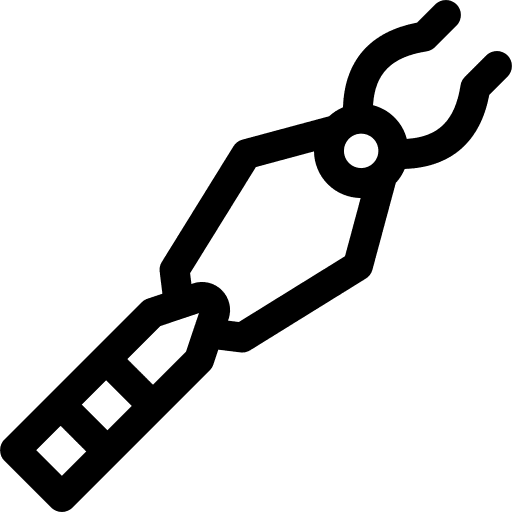 Tongs chemistry tool laboratory icon