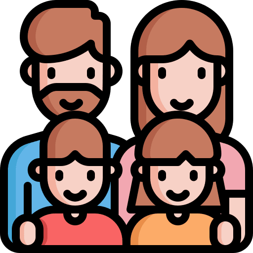 Family young boy kid and baby icon