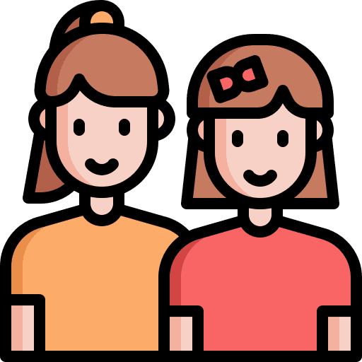 Sister user avatar children icon