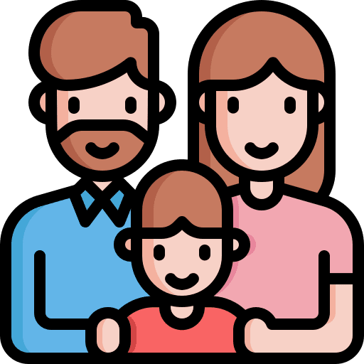 Family father woman parents icon Family father woman parents icon