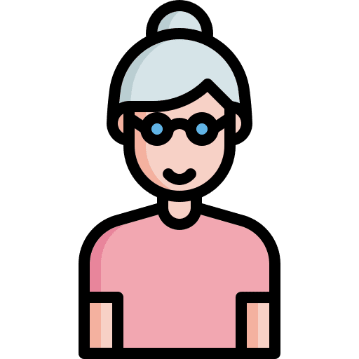 Grandmother old user woman icon Grandmother old user woman icon