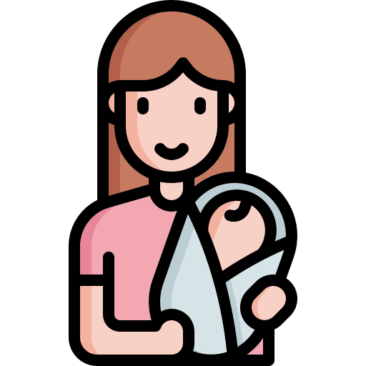 Mother user motherhood maternity icon Mother user motherhood maternity icon