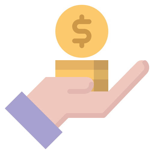 Saving financial saving money icon
