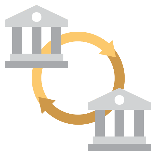 Refinance business and finance banking service icon