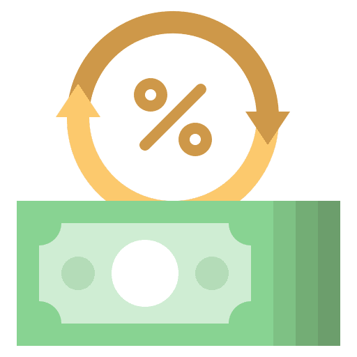 Refinance finance business and finance banking icon