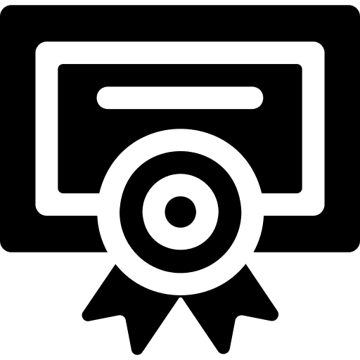 Diploma certificate education files and folders icon
