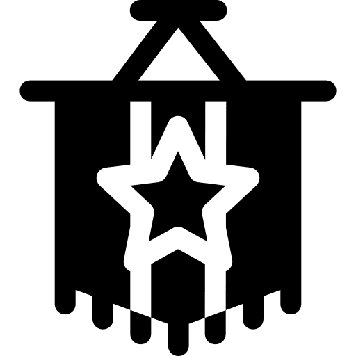 Banner certificate sports and competition award icon