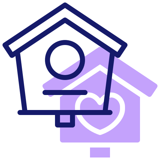 Bird house animals cage bird house icon