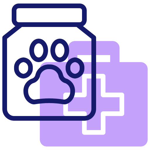 Medicine animal health first aid kit icon Medicine animal health first aid kit icon